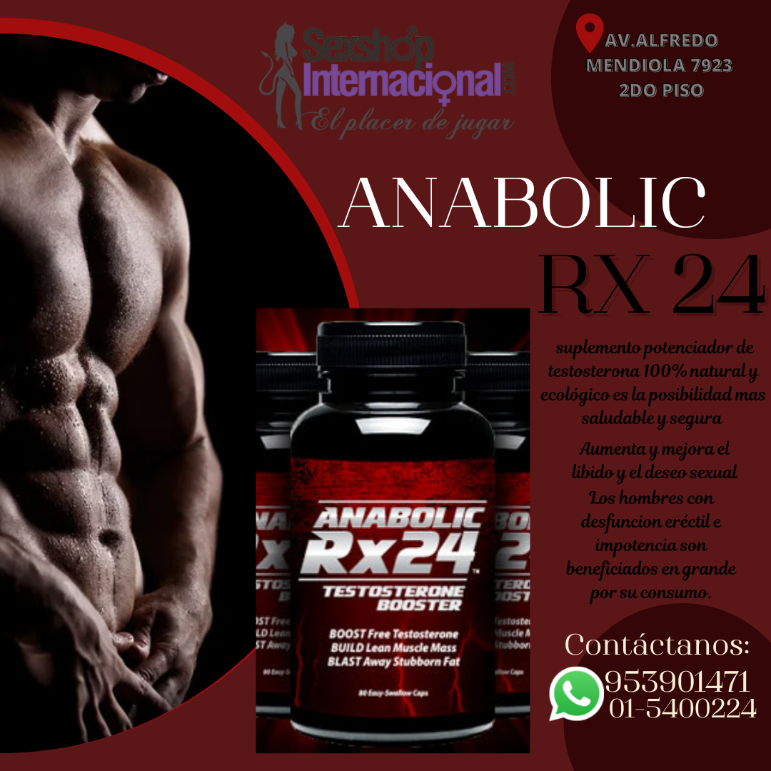 ANABOLIC RX24 POTENCIADOR DE TESTOSTERONA